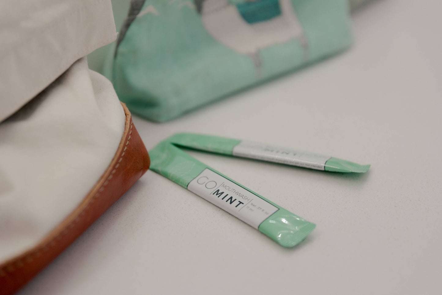 GO Portable Mouthwash (1 Bag - 5 Count Sachets)