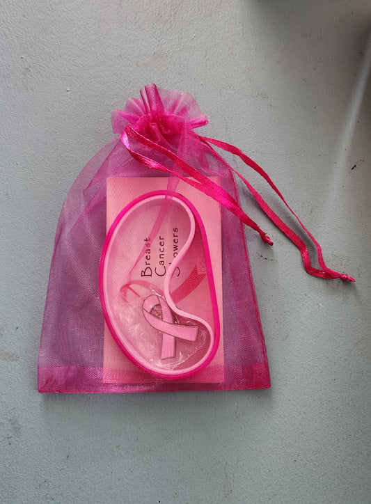 Pink Power Support Bracelet and Pin Set