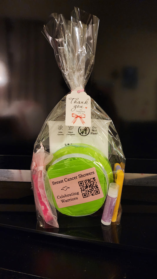 Kit - Emesis/Nausea Bags, Hand Sanitizer, Hand Wipes, Mouthwash, Lip Balm