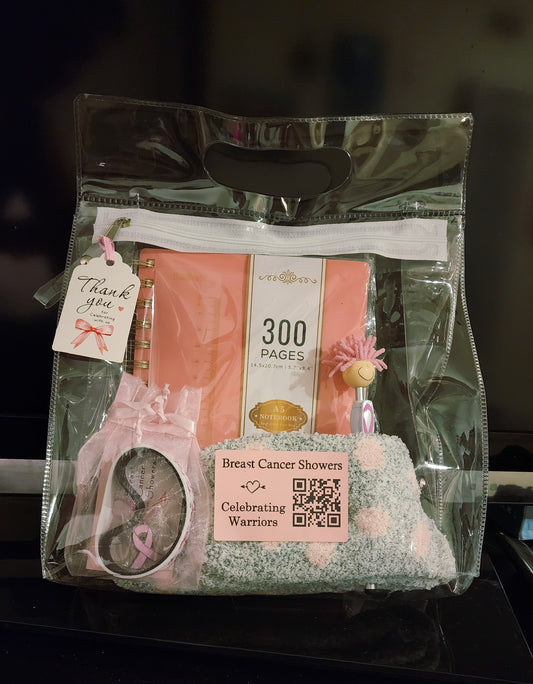 Kit - Notepad (300 pgs), 1 pair Ultra Soft Socks, Satin Eye Mask