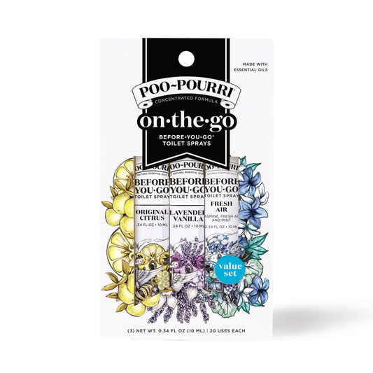 Poo-Pourri Travel Spray - 3 Pack 10mL