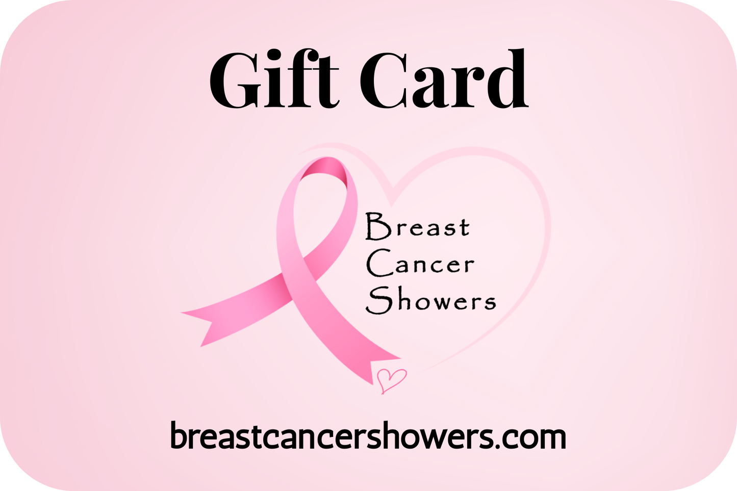 Gift Cards - Breast Cancer Showers