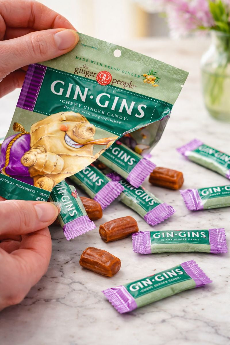 Gin Gins Original Ginger Chews, 3oz Bags