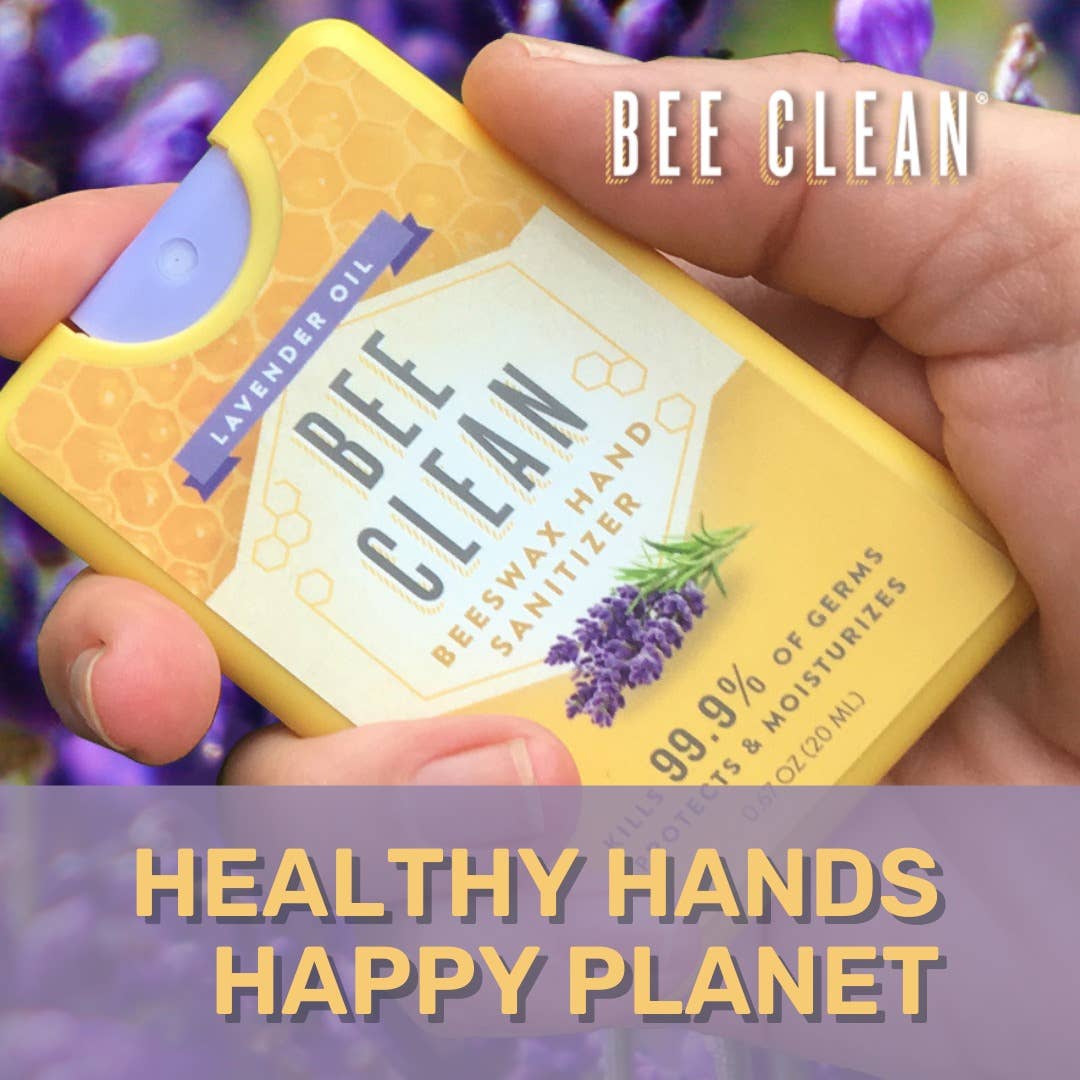 Bee Clean Organic Hand Sanitizer - Lavender (4 pack)
