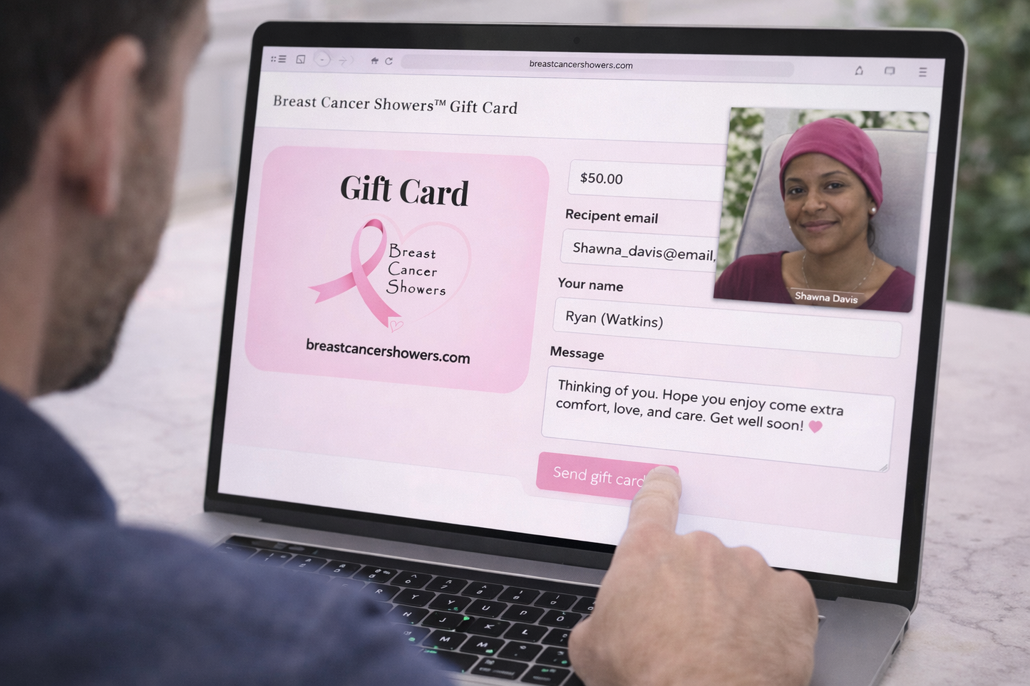 Gift Cards - Breast Cancer Showers