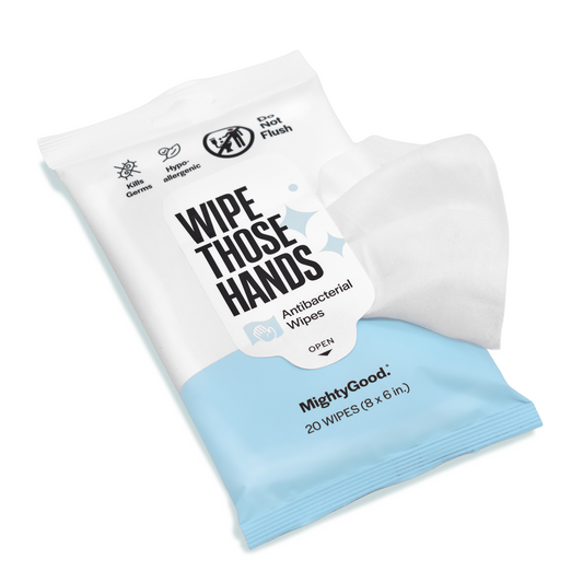 Mighty Good Solutions Wipe Those Hands Sanitizing Wipe (1 pack, 20 wipes)