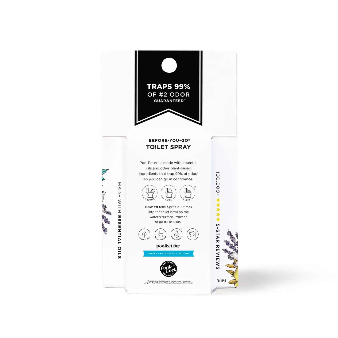 Poo-Pourri Travel Spray - 3 Pack 10mL
