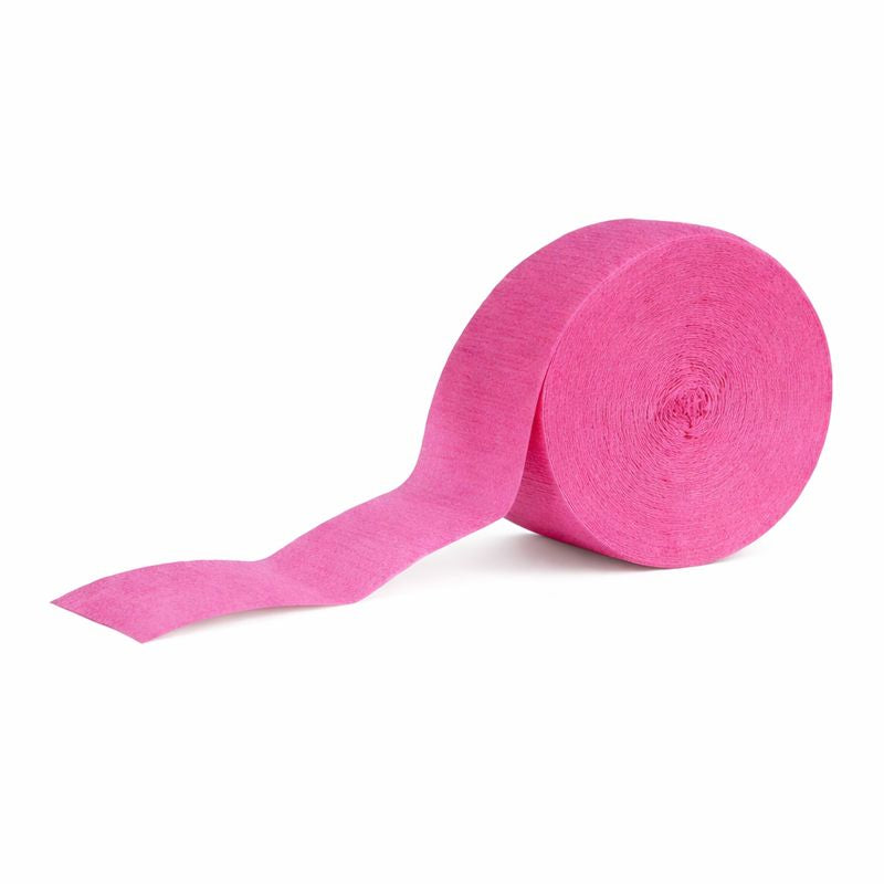 Festive Pink Crepe Streamer (1 roll)
