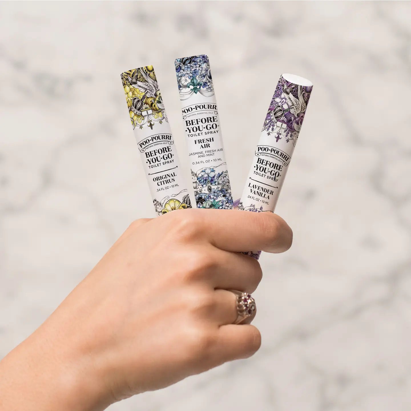 Poo-Pourri Travel Spray - 3 Pack 10mL