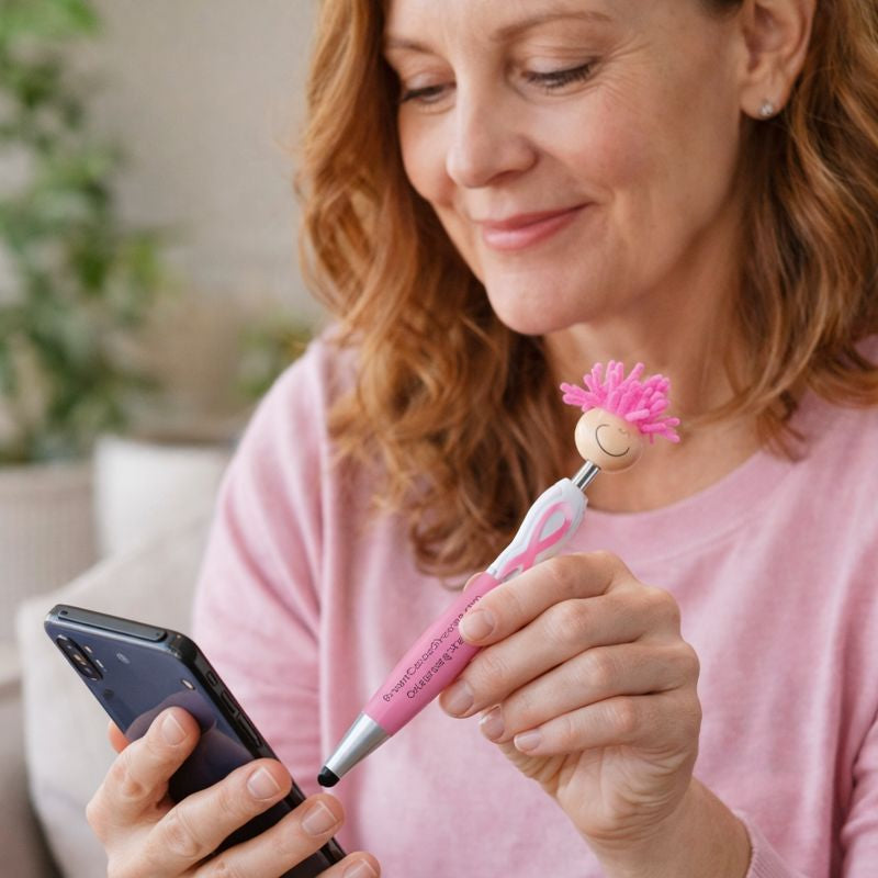 Adorable Mop Top Stylus Pen