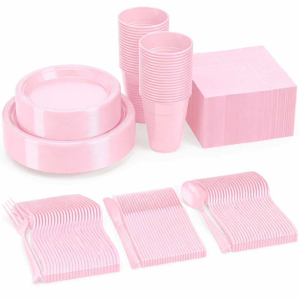 Celebration Party Kit - LIGHT PINK - 50 Guests